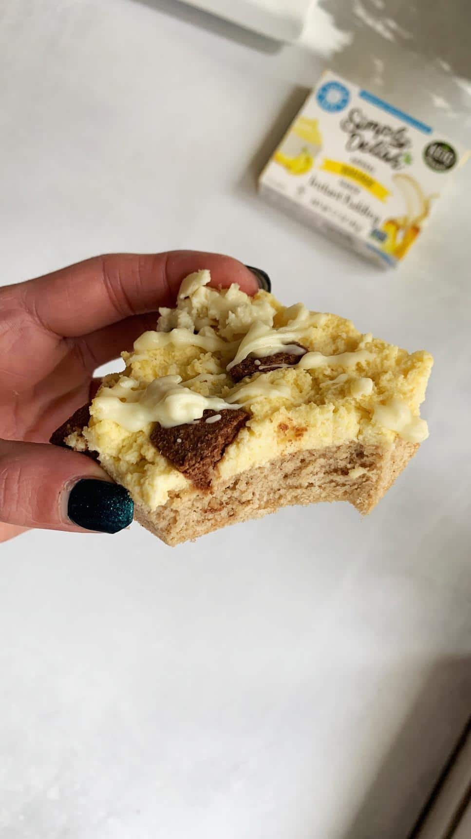Banana Cookies Cream Cheesecake Bars