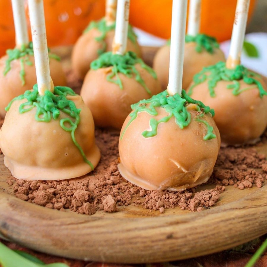Pumpkin Patch Pudding Pops