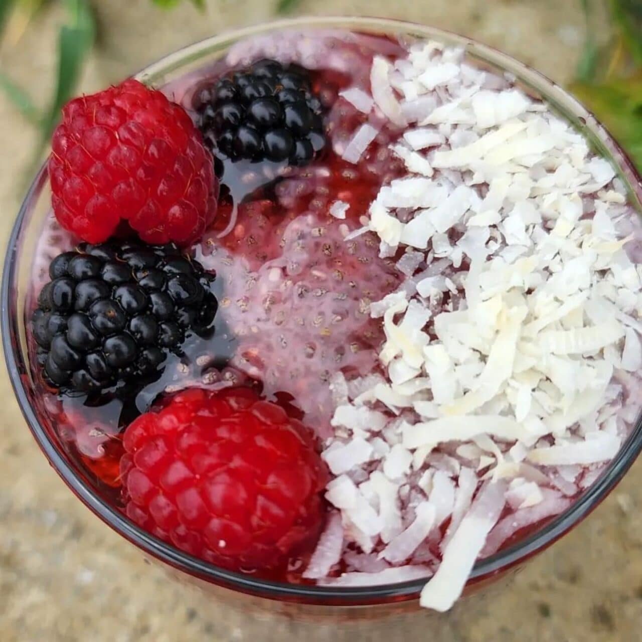 Raspberry Chia Seed Pudding