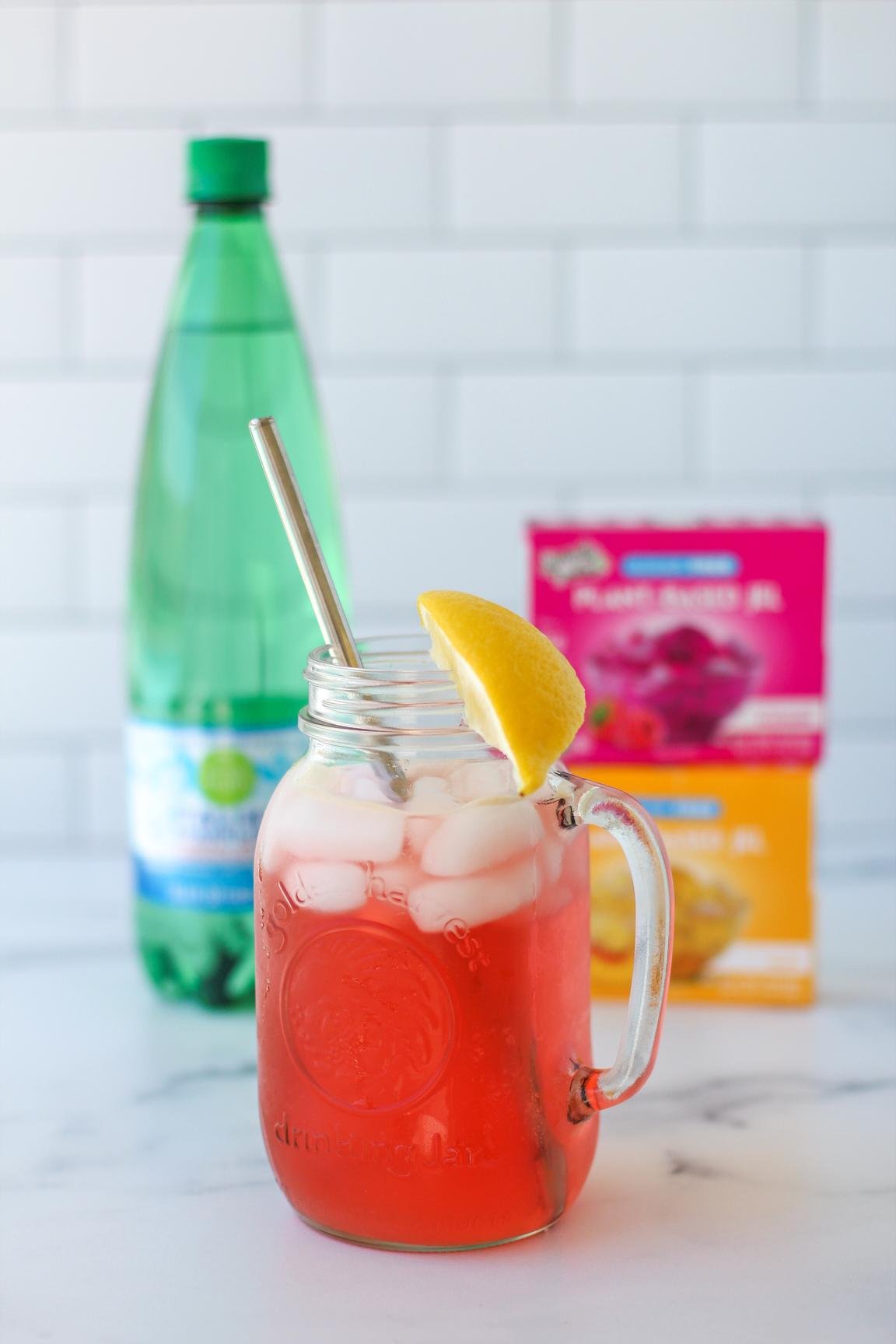 Raspberry Peach Sparkling Water