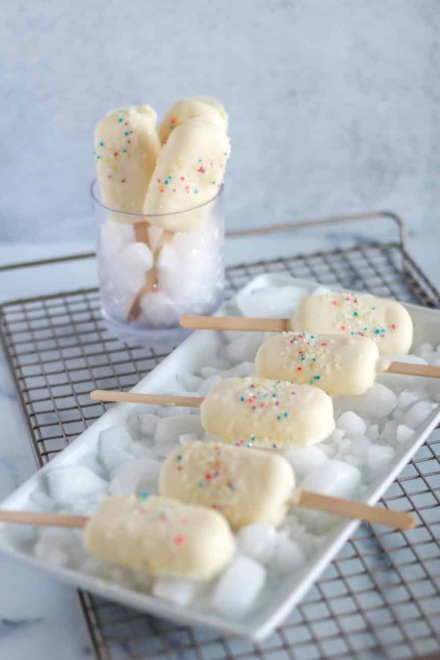 Vanilla Pudding Pops types
